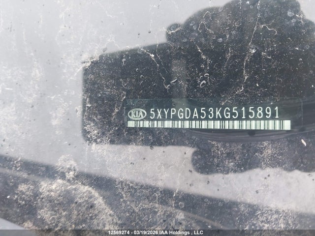 5XYPGDA53KG515891 KIA Sorento 2.4l Lx/3.3l Lx