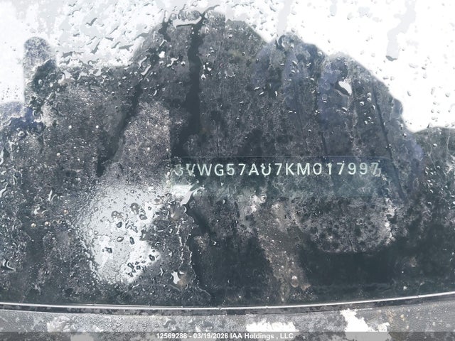 3VWG57AU7KM017997 Volkswagen Golf