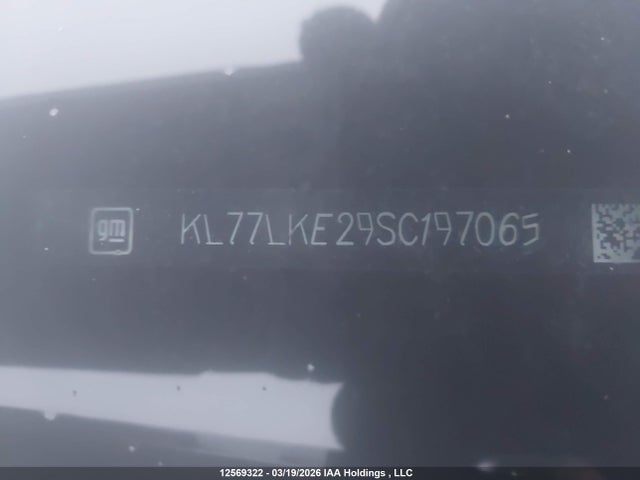 KL77LKE29SC197065 Chevrolet Trax Activ Fwd