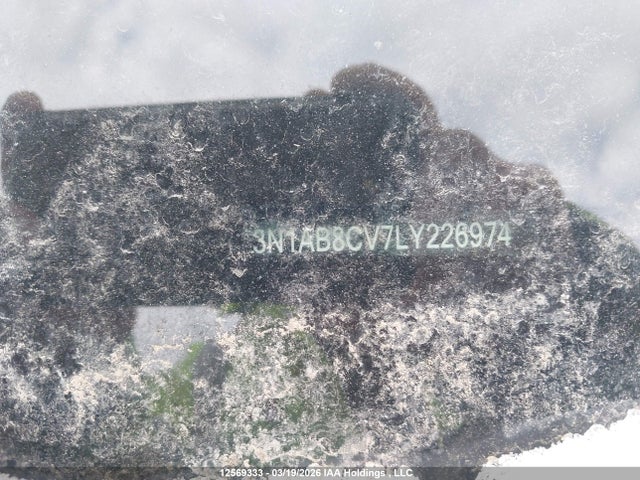 2020 Nissan Sentra Sv მანქანა იყიდება აუქციონზე, vin: 3N1AB8CV7LY226974, აუქციონის ნომერი: 12569333