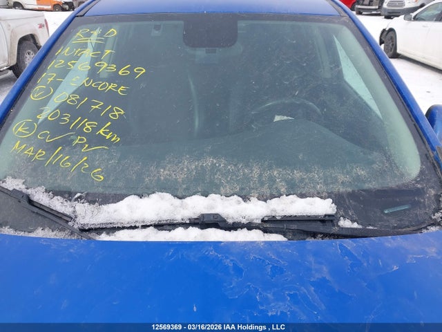 Продажа на аукционе авто 2017 Buick Encore, vin: KL4CJ3SB4HB081718, номер лота: 12569369