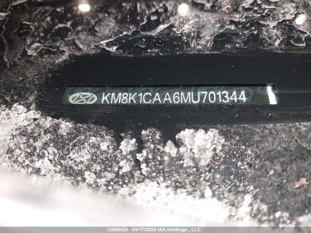 KM8K1CAA6MU701344 Hyundai Kona Essential Awd