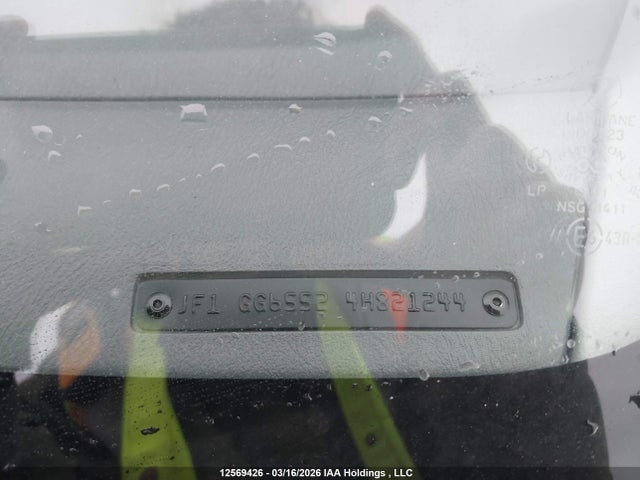 12569426 :رقم المزاد ، JF1GG65524H821244 vin ، 2004 Subaru Impreza 2.5 Ts مزاد بيع