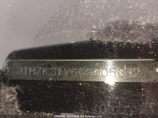 2006 Toyota Rav4 Limited V6 მანქანა იყიდება აუქციონზე, vin: JTMZK31V665005342, აუქციონის ნომერი: 12569449