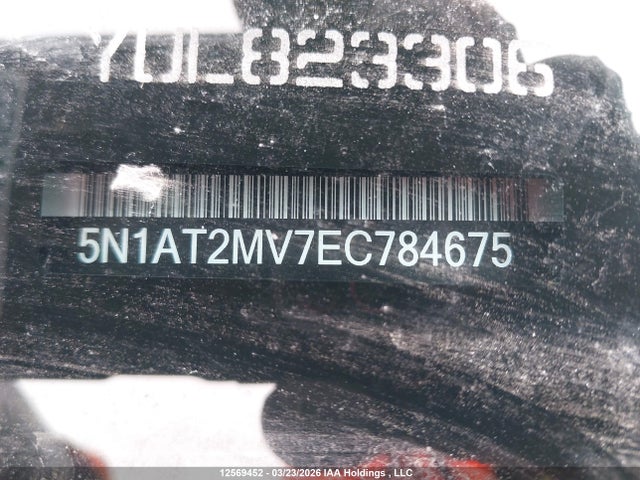 Aukcja sprzedaży 2014 Nissan Rogue S/sl/sv, vin: 5N1AT2MV7EC784675, numer aukcji: 12569452
