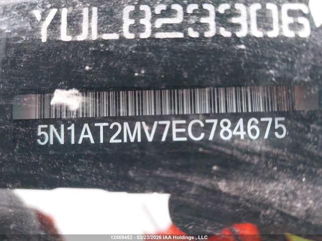 Aukcja sprzedaży 2014 Nissan Rogue S/sl/sv, vin: 5N1AT2MV7EC784675, numer aukcji: 12569452