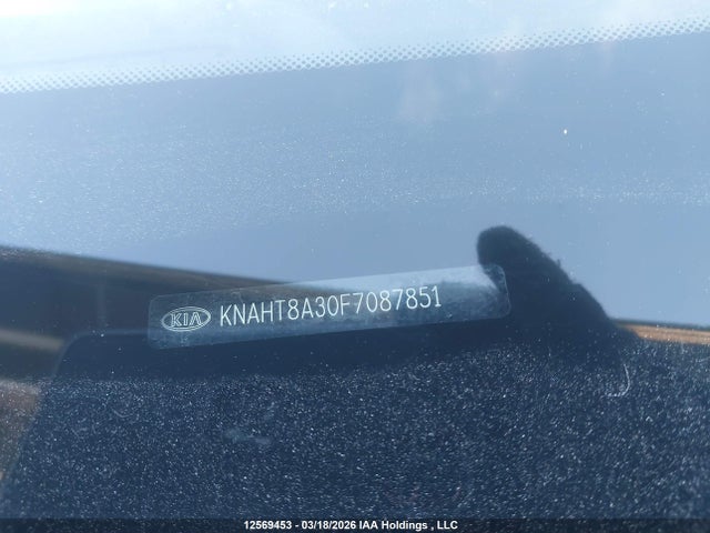 Aukcja sprzedaży 2015 Kia Rondo Lx/lx Value/lx Winter Edition, vin: KNAHT8A30F7087851, numer aukcji: 12569453