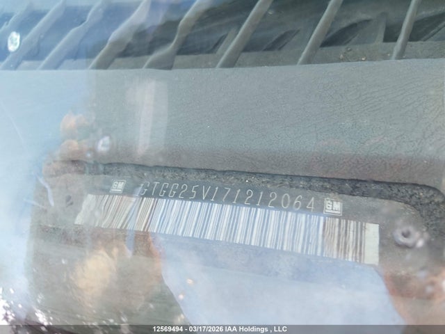 12569494 :رقم المزاد ، 1GTGG25V171212064 vin ، 2007 Gmc Savana Standard مزاد بيع