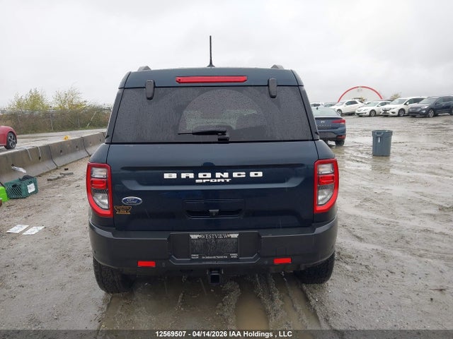 Продажа на аукционе авто 2023 Ford Bronco Sport Badlands, vin: 3FMCR9D91PRD74218, номер лота: 12569507