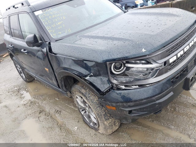 Продажа на аукционе авто 2023 Ford Bronco Sport Badlands, vin: 3FMCR9D91PRD74218, номер лота: 12569507