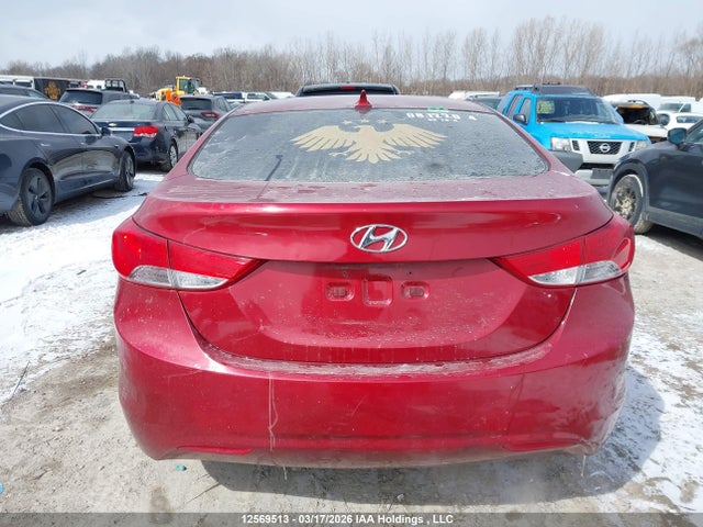 12569513 :رقم المزاد ، 5NPDH4AE5DH178037 vin ، 2013 Hyundai Elantra Gl مزاد بيع