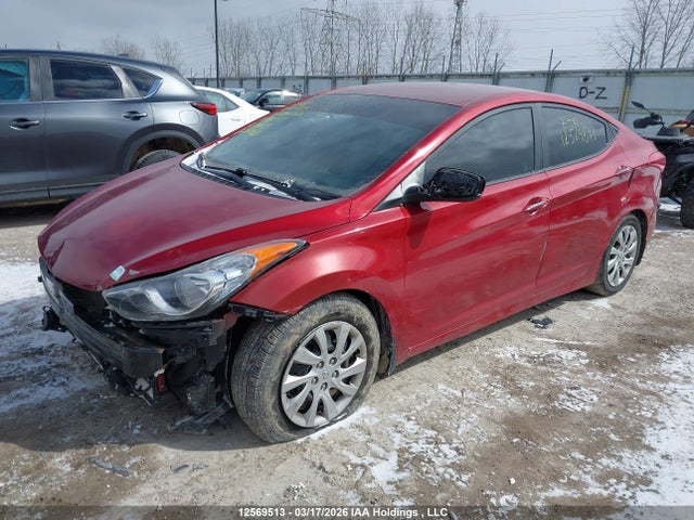 12569513 :رقم المزاد ، 5NPDH4AE5DH178037 vin ، 2013 Hyundai Elantra Gl مزاد بيع