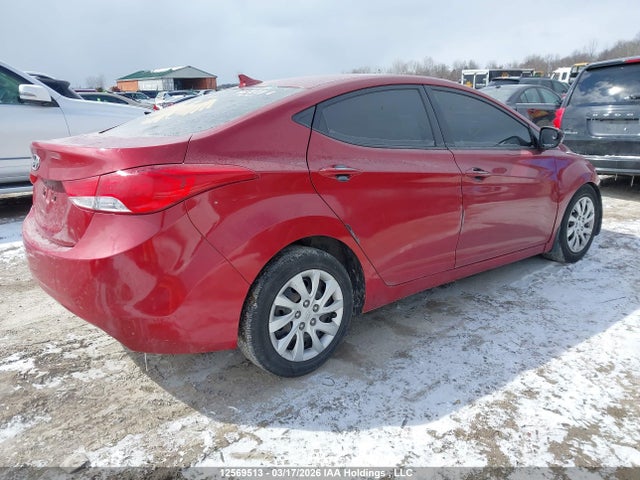 12569513 :رقم المزاد ، 5NPDH4AE5DH178037 vin ، 2013 Hyundai Elantra Gl مزاد بيع