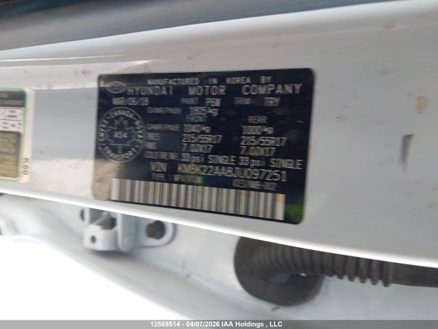 KM8K22AA8JU097251 Hyundai Kona 2.0l Preferred