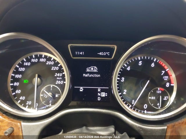 12569538 :رقم المزاد ، 4JGDA7DB7CA056546 vin ، 2012 Mercedes-benz Ml 550 4matic مزاد بيع
