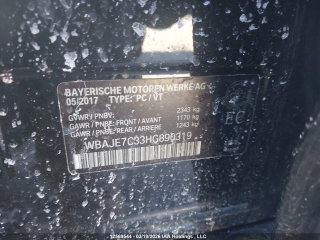 WBAJE7C33HG890319 BMW 540 XI