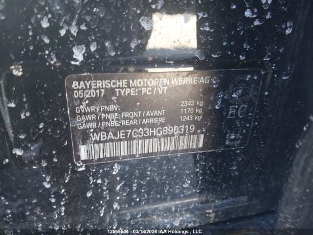 WBAJE7C33HG890319 BMW 540 XI