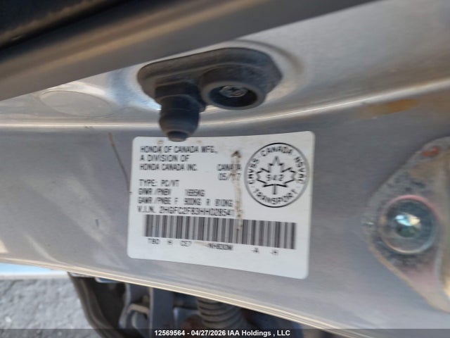 Honda CIVIC EX 2017 2HGFC2F83HH028541 Image 19