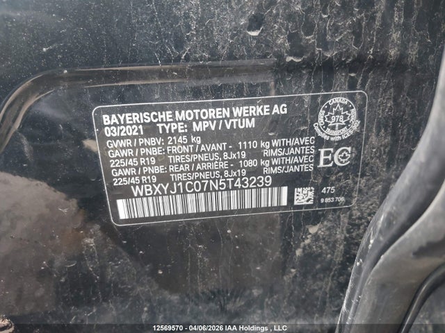 WBXYJ1C07N5T43239 BMW X2 Xdrive28i