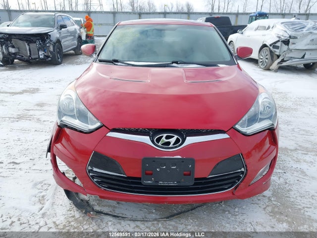 2012 Hyundai Veloster მანქანა იყიდება აუქციონზე, vin: KMHTC6AD2CU042865, აუქციონის ნომერი: 12569591