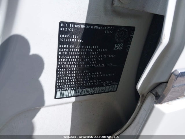 3VV4B7AX9NM116304 Volkswagen Tiguan Highline R-line