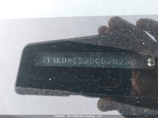 12569691 :رقم المزاد ، 2T1KU4EE3DC020750 vin ، 2013 Toyota Matrix Wagon مزاد بيع