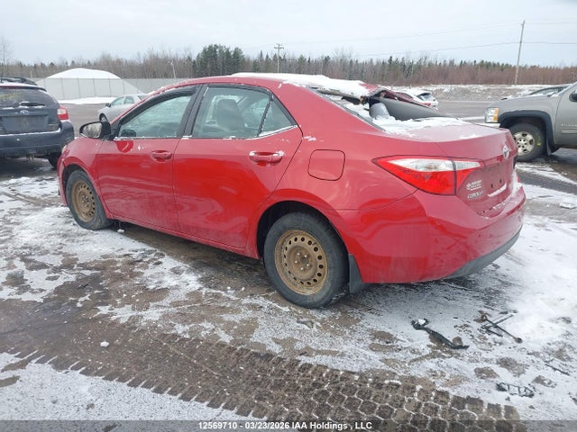12569710 :رقم المزاد ، 2T1BURHEXGC717460 vin ، 2016 Toyota Corolla Le مزاد بيع