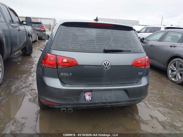 12569815 :رقم المزاد ، 3VW2A7AU0FM079995 vin ، 2015 Volkswagen Golf Tdi مزاد بيع
