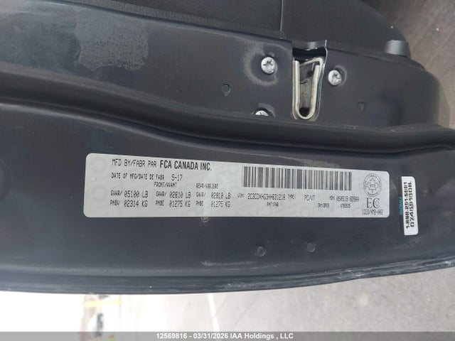 Auction sale of the 2017 Dodge Charger Sxt, vin: 2C3CDXHG3HH631218, lot number: 12569816