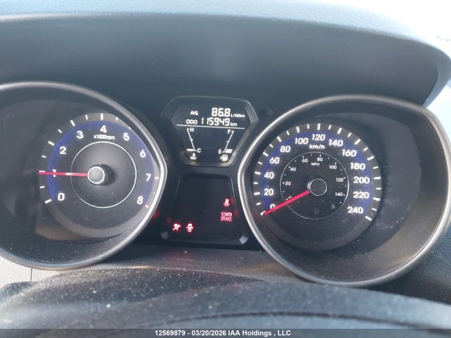2013 Hyundai Elantra Gls/limited მანქანა იყიდება აუქციონზე, vin: 5NPDH4AEXDH229077, აუქციონის ნომერი: 12569879