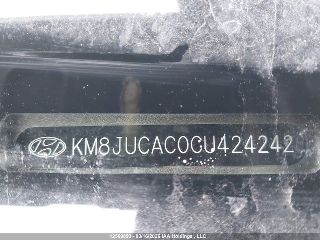Продажа на аукционе авто 2012 Hyundai Tucson Limited, vin: KM8JUCAC0CU424242, номер лота: 12569899