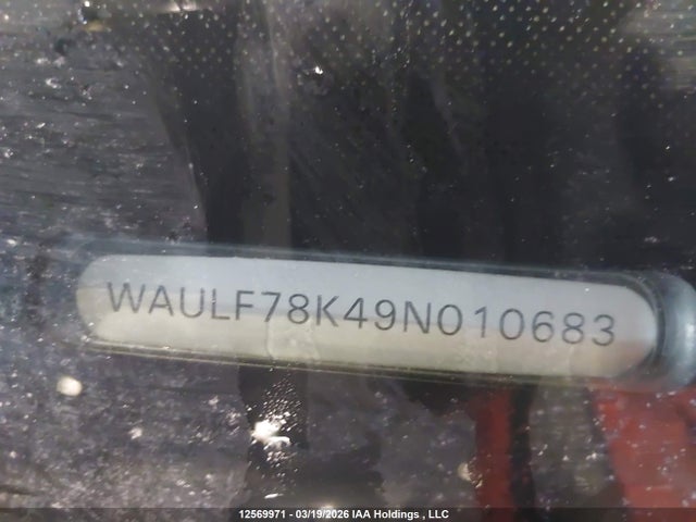 Продажа на аукционе авто 2009 Audi A4, vin: WAULF78K49N010683, номер лота: 12569971