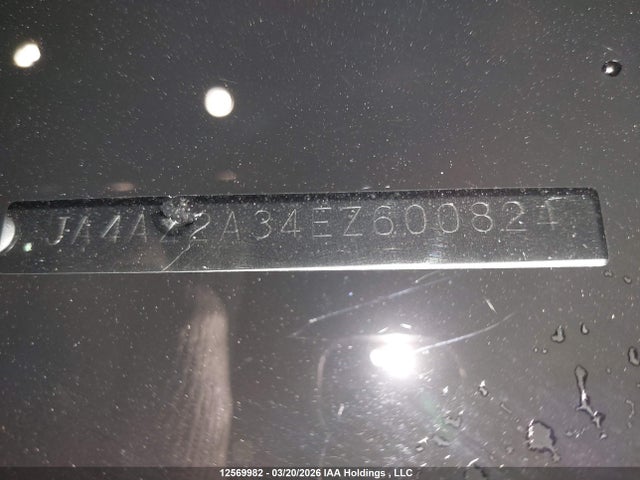 12569982 :رقم المزاد ، JA4AZ2A34EZ600824 vin ، 2014 Mitsubishi Outlander مزاد بيع