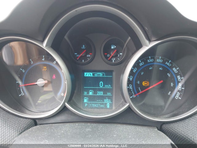 2014 Chevrolet Cruze 1lt მანქანა იყიდება აუქციონზე, vin: 1G1PC5SB9E7373224, აუქციონის ნომერი: 12569999