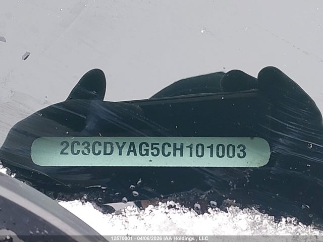 Aukcja sprzedaży 2012 Dodge Challenger Sxt, vin: 2C3CDYAG5CH101003, numer aukcji: 12570001