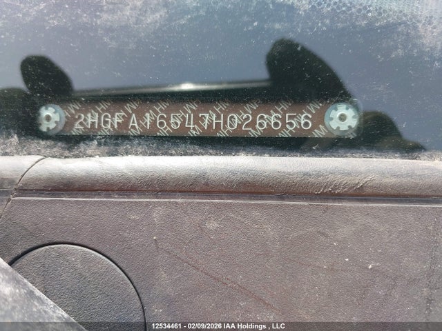 Aukcja sprzedaży 2007 Honda Civic Lx, vin: 2HGFA16547H026656, numer aukcji: 12534461
