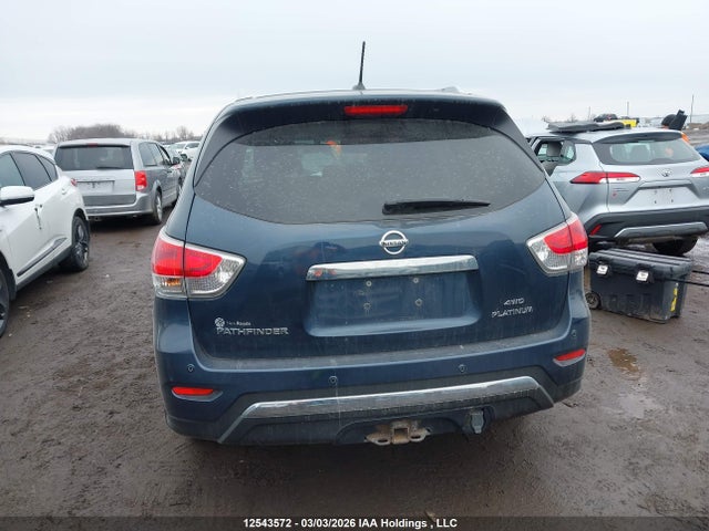 12543572 :رقم المزاد ، 5N1AR2MM3EC668122 vin ، 2014 Nissan Pathfinder Platinum/s/sl/sv مزاد بيع
