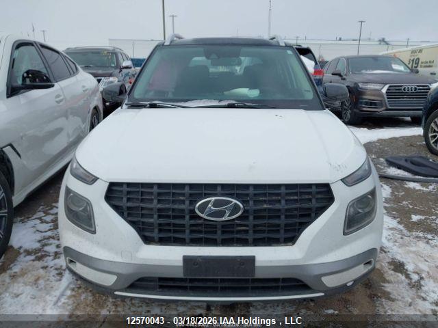 Продаж на аукціоні авто 2022 Hyundai Venue Sel/limited, vin: KMHRC8A31NU137305, номер лоту: 12570043