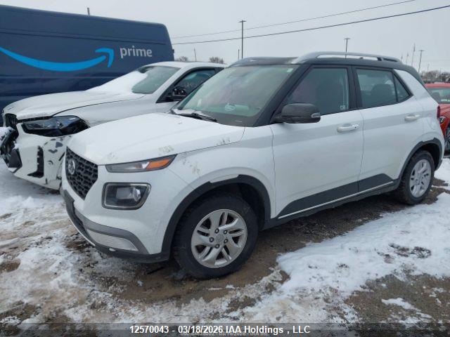 Продаж на аукціоні авто 2022 Hyundai Venue Sel/limited, vin: KMHRC8A31NU137305, номер лоту: 12570043