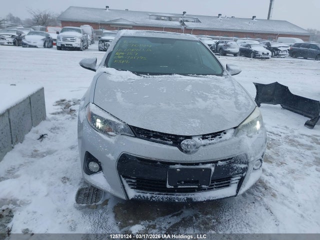 12570124 :رقم المزاد ، 2T1BURHE5GC701795 vin ، 2016 Toyota Corolla S مزاد بيع