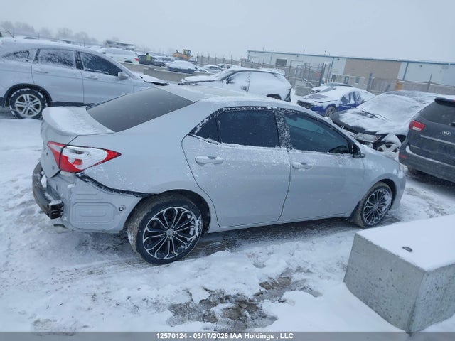12570124 :رقم المزاد ، 2T1BURHE5GC701795 vin ، 2016 Toyota Corolla S مزاد بيع