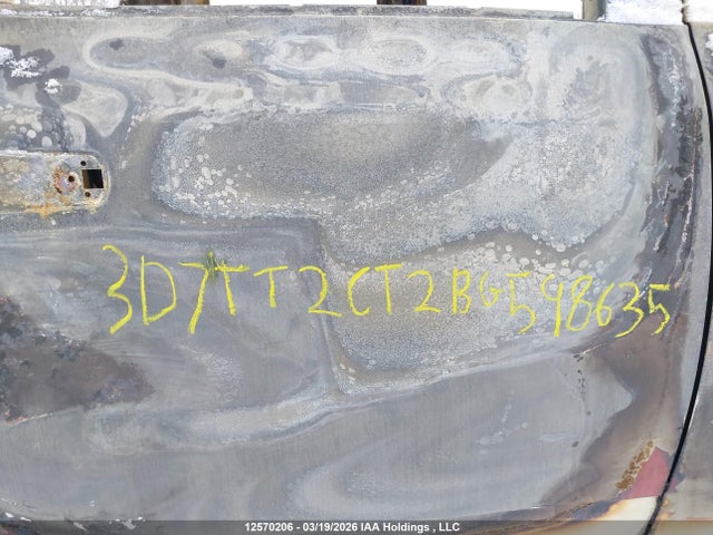 Продаж на аукціоні авто 2011 Ram Ram 2500 Laramie, vin: 3D7TT2CT2BG598635, номер лоту: 12570206