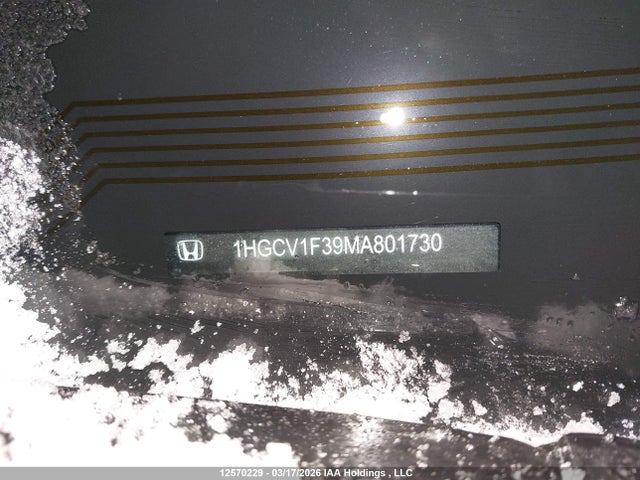 Продаж на аукціоні авто 2021 Honda Accord Sport, vin: 1HGCV1F39MA801730, номер лоту: 12570229