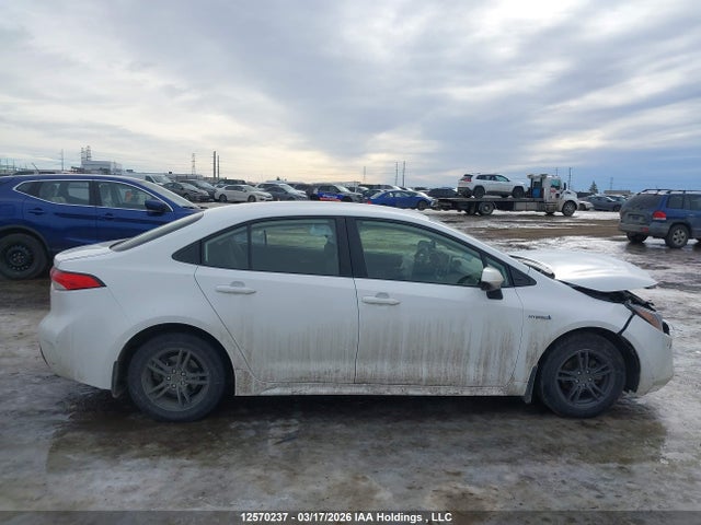 12570237 :رقم المزاد ، JTDBAMDE1MJ005212 vin ، 2021 Toyota Corolla Hybrid Base W/li Battery مزاد بيع