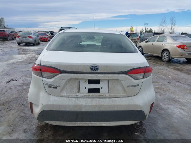 12570237 :رقم المزاد ، JTDBAMDE1MJ005212 vin ، 2021 Toyota Corolla Hybrid Base W/li Battery مزاد بيع
