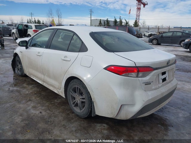 12570237 :رقم المزاد ، JTDBAMDE1MJ005212 vin ، 2021 Toyota Corolla Hybrid Base W/li Battery مزاد بيع