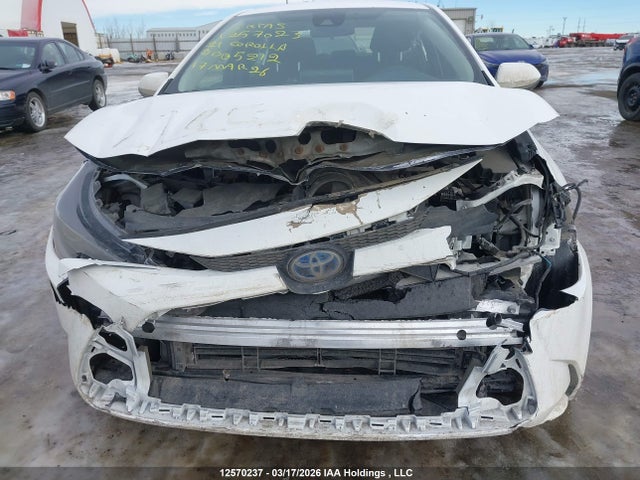 12570237 :رقم المزاد ، JTDBAMDE1MJ005212 vin ، 2021 Toyota Corolla Hybrid Base W/li Battery مزاد بيع