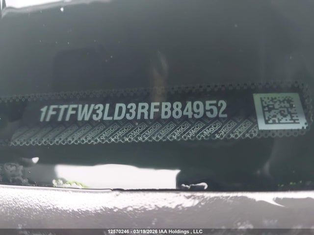 Продажа на аукционе авто 2024 Ford F150 Xlt, vin: 1FTFW3LD3RFB84952, номер лота: 12570246