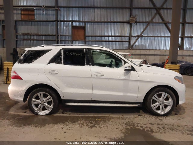 12570263 :رقم المزاد ، 4JGDA2EB8FA608531 vin ، 2015 Mercedes-benz Ml 350 Bluetec مزاد بيع