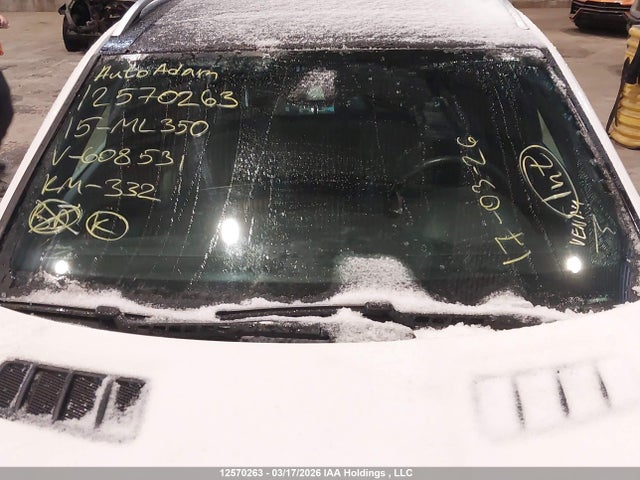 12570263 :رقم المزاد ، 4JGDA2EB8FA608531 vin ، 2015 Mercedes-benz Ml 350 Bluetec مزاد بيع
